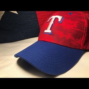 Red Camo Texas Rangers Cap